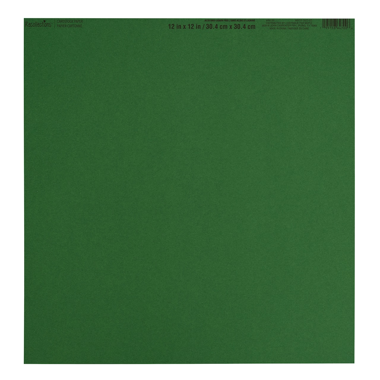 Smooth Solid Cardstock Paper by Recollections™, 12" x 12"